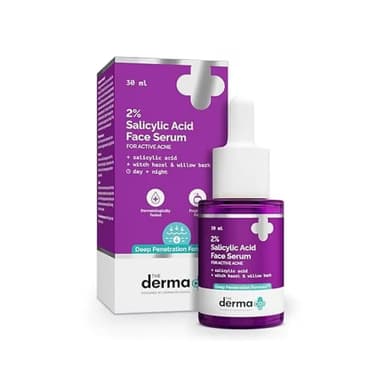 The Derma Co 2% Salicylic Acid Face Serum for Active Acne