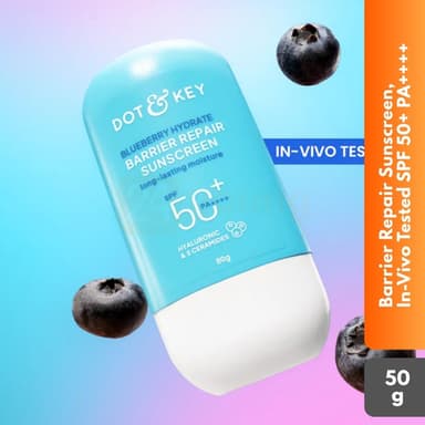 Dot and Key Blueberry Hydrate Barrier Repair Sunscreen SPF 50+ PA++++ 50g