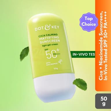 Dot & Key CICA Calming Mattifying Sunscreen SPF 50 PA++++ 50gm