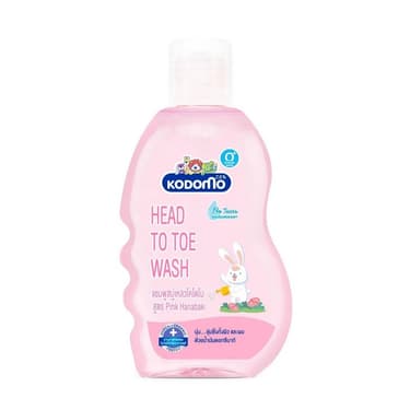 Kodomo Head to Toe Wash (Pink Hanabaki) 200ml