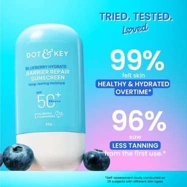Dot & Key Blueberry Hydrate Barrier Repair Sunscreen SPF 50+ PA++++ 80g