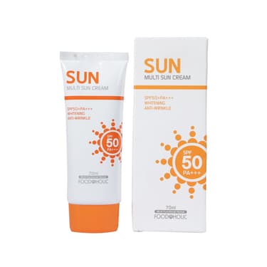 Food A Holic Multi Sun Cream Whitening Anti Wrinkle SPF 50+ PA+++ 70ml